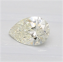 Diamante Natural 0.52 quilates, De pera , Color L, claridad SI1 y certificado GIA