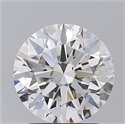 Natural Diamond 2.25 Carats, Round with Excellent Cut, F Color, SI1 Clarity and Certified by GIA