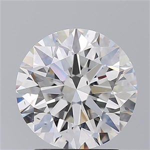 Picture of Natural Diamond 2.25 Carats, Round with Excellent Cut, F Color, SI1 Clarity and Certified by GIA