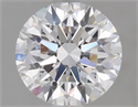 Lab Grown Diamond 1.10 Carats, Round with Ideal Cut, D Color, VS1 Clarity and Certified by IGI