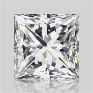Picture of Natural Diamond 1.01 Carats, Princess with  Cut, H Color, VS1 Clarity and Certified by GIA