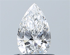 Picture of Natural Diamond 0.50 Carats, Pear with  Cut, E Color, VS1 Clarity and Certified by GIA