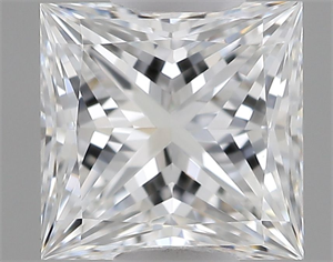 Foto Diamante Natural 0.51 quilates, Princesa , Color G, claridad VVS1 y certificado GIA de