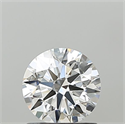 Lab Grown Diamond 1.04 Carats, Round with Ideal Cut, F Color, VVS2 Clarity and Certified by IGI