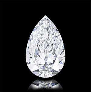 Picture of Natural Diamond 4.03 Carats, Pear with  Cut, D Color, SI1 Clarity and Certified by GIA