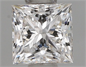 Diamante Natural 0.56 quilates, Princesa , Color G, claridad SI2 y certificado GIA