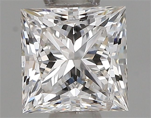 Foto Diamante Natural 0.56 quilates, Princesa , Color G, claridad SI2 y certificado GIA de
