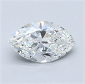 Natural Diamond 2.01 Carats, Marquise with  Cut, F Color, VVS2 Clarity and Certified by GIA