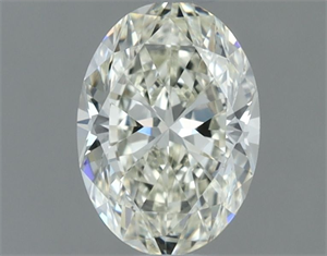 Picture of Natural Diamond 0.61 Carats, Oval with  Cut, J Color, VVS2 Clarity and Certified by IGI