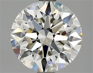 Picture of Natural Diamond 1.60 Carats, Round with Excellent Cut, H Color, VVS2 Clarity and Certified by HRD