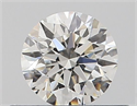 Natural Diamond 0.40 Carats, Round with Excellent Cut, H Color, VVS2 Clarity and Certified by GIA