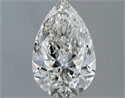 Natural Diamond 1.08 Carats, Pear with  Cut, H Color, VS1 Clarity and Certified by IGI