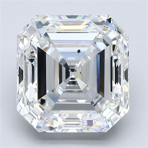 Picture of Natural Diamond 5.14 Carats, Asscher with  Cut, F Color, SI1 Clarity and Certified by GIA