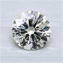 Natural Diamond 1.20 Carats, Round with Very Good Cut, L Color, I1 Clarity and Certified by GIA