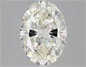 Natural Diamond 2.70 Carats, Oval with  Cut, J Color, SI1 Clarity and Certified by GIA