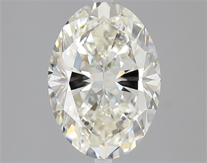 Picture of Natural Diamond 2.70 Carats, Oval with  Cut, J Color, SI1 Clarity and Certified by GIA