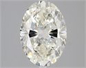 Natural Diamond 2.70 Carats, Oval with  Cut, J Color, SI1 Clarity and Certified by GIA