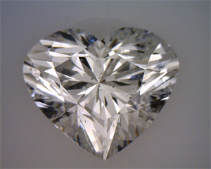 Picture of Natural Diamond 2.00 Carats, Heart with  Cut, E Color, SI2 Clarity and Certified by GIA