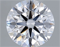 Del inventario de diamantes de laboratorio, 2.03 quilates, Redondo , Color D, claridad VVS2 y certificado IGI