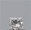 Natural Diamond 0.24 Carats, Princess with  Cut, F Color, VS1 Clarity and Certified by GIA