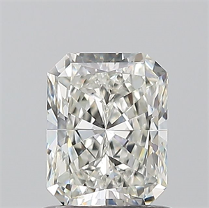 Picture of Natural Diamond 1.01 Carats, Radiant with  Cut, I Color, VS1 Clarity and Certified by GIA