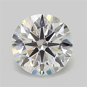 Picture of Lab Grown Diamond 1.06 Carats, Round with Ideal Cut, D Color, VVS1 Clarity and Certified by IGI
