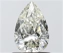 Natural Diamond 0.70 Carats, Pear with  Cut, I Color, VVS2 Clarity and Certified by IGI
