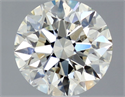 Diamante Natural 0.90 quilates, Redondo , Color J, claridad SI1 y certificado GIA