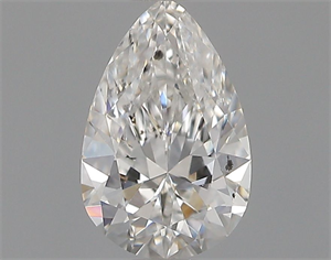 Foto Diamante Natural 0.36 quilates, De pera , Color F, claridad SI2 y certificado GIA de
