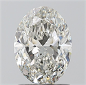 Diamante Natural 1.20 quilates, Ovalado , Color H, claridad SI2 y certificado GIA