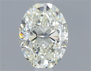 Picture of Natural Diamond 0.60 Carats, Oval with  Cut, J Color, VVS2 Clarity and Certified by GIA