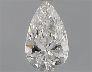 Foto Diamante Natural 0.50 quilates, De pera , Color F, claridad SI1 y certificado GIA de
