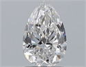 Natural Diamond 1.50 Carats, Pear with  Cut, D Color, SI1 Clarity and Certified by GIA