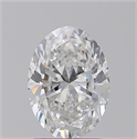 Natural Diamond 1.70 Carats, Oval with  Cut, E Color, SI2 Clarity and Certified by GIA