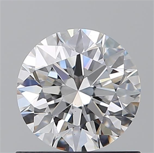 Picture of Natural Diamond 0.78 Carats, Round with Excellent Cut, D Color, VS2 Clarity and Certified by GIA