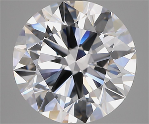 Picture of Natural Diamond 5.01 Carats, Round with Excellent Cut, D Color, VVS2 Clarity and Certified by GIA
