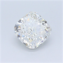 Natural Diamond 1.03 Carats, Cushion with  Cut, I Color, SI1 Clarity and Certified by GIA