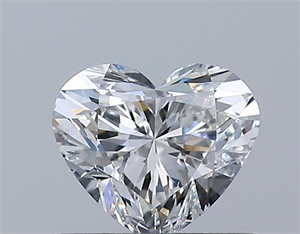 Picture of Natural Diamond 0.55 Carats, Heart with  Cut, G Color, SI1 Clarity and Certified by GIA