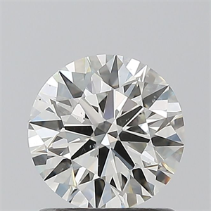 Picture of Natural Diamond 1.01 Carats, Round with Excellent Cut, J Color, SI1 Clarity and Certified by GIA