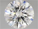 Lab Grown Diamond 4.03 Carats, Round with Excellent Cut, E Color, VVS1 Clarity and Certified by IGI