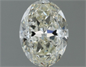 Natural Diamond 0.91 Carats, Oval with  Cut, I Color, VS1 Clarity and Certified by IGI