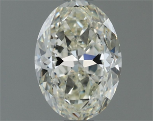 Picture of Natural Diamond 0.91 Carats, Oval with  Cut, I Color, VS1 Clarity and Certified by IGI