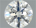 Natural Diamond 0.70 Carats, Round with Very Good Cut, H Color, SI2 Clarity and Certified by GIA