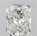Natural Diamond 2.01 Carats, Radiant with  Cut, H Color, SI1 Clarity and Certified by GIA