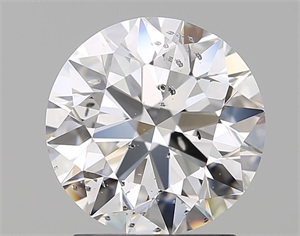 Foto Diamante Natural 2.05 quilates, Redondo , Color E, claridad I1 y certificado GIA de