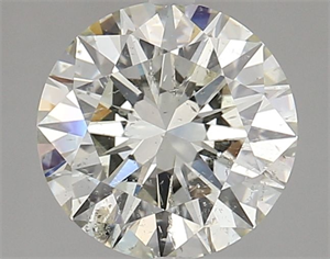 Foto Diamante Natural 2.30 quilates, Redondo , Color L, claridad SI2 y certificado GIA de