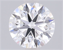 Lab Grown Diamond 1.41 Carats, Round with Ideal Cut, D Color, VVS2 Clarity and Certified by IGI