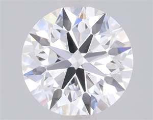 Picture of Lab Grown Diamond 1.41 Carats, Round with Ideal Cut, D Color, VVS2 Clarity and Certified by IGI