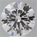 Lab Grown Diamond 6.07 Carats, Round with Ideal Cut, F Color, VVS2 Clarity and Certified by IGI
