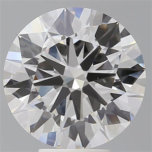 Picture of Lab Grown Diamond 6.07 Carats, Round with Ideal Cut, F Color, VVS2 Clarity and Certified by IGI